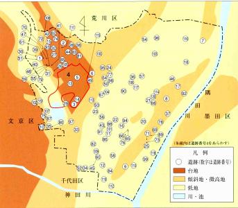 遺跡地図（平成21年2月現在）