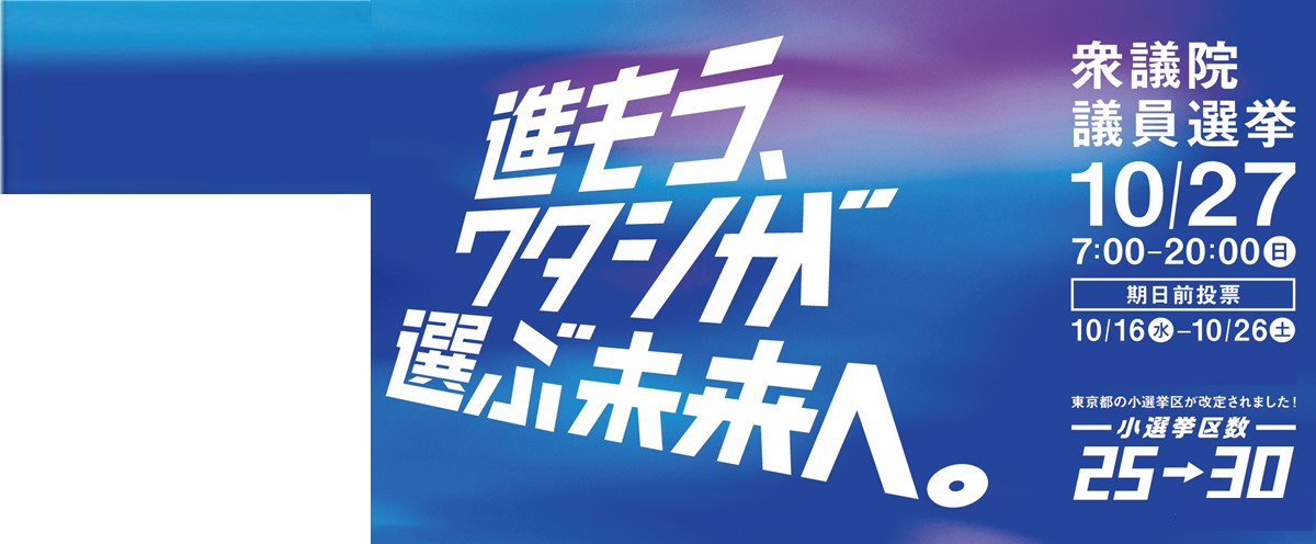 衆議院議員選挙10月27日