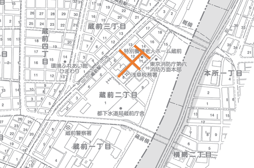 道路工事箇所図