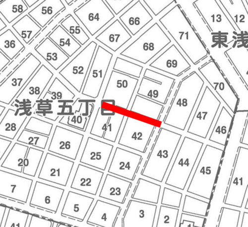 道路工事箇所図