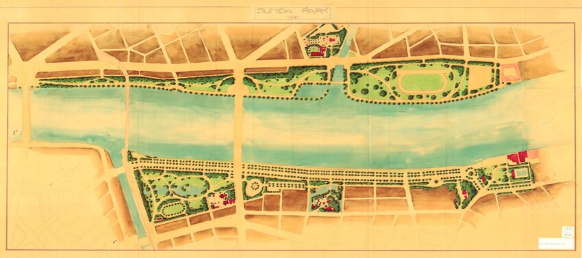 隅田公園平面図