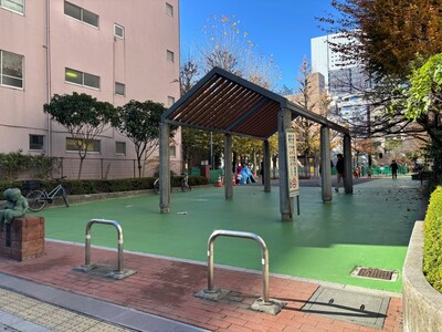 西町公園カラーアスファルト舗装補修2