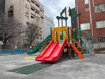 西町公園複合遊具1