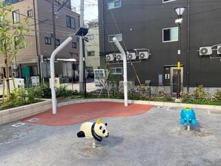 弁天院公園ミスト遊具写真