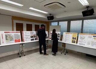 パネル展示の様子（12月16日実施時）
