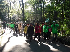 竹町地区ウォーキングの様子