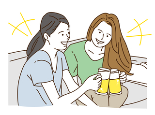 お酒は適正量を心がけましょう