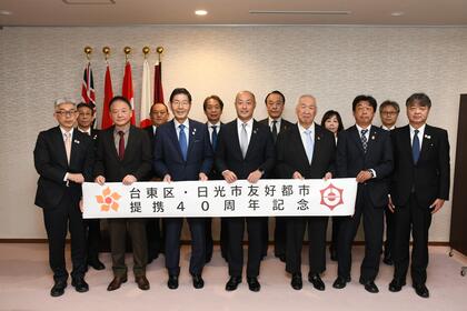 記念撮影の写真