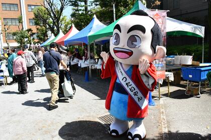 石浜小学校児童による「花」の合唱の写真