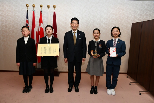 台東区文化・スポーツ奨励賞表彰式写真