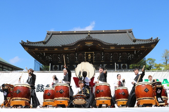 南会津町太鼓演奏の画像