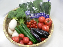 群馬県みどり市の新鮮野菜の画像